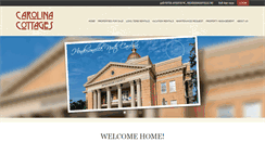Desktop Screenshot of carolinacottages.net