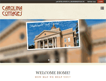 Tablet Screenshot of carolinacottages.net